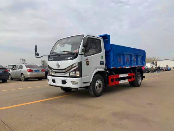 東風(fēng)小多利卡國(guó)六藍(lán)牌5方自卸式垃圾車(chē)